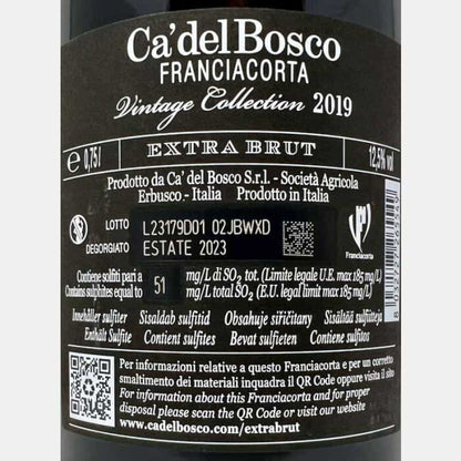 Ca' Del Bosco 2019 Vintage Collection Extra Brut Cuvée in BOX