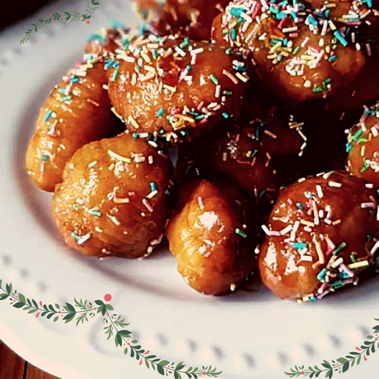 "I Turdilli" typical Calabrian Christmas dessert